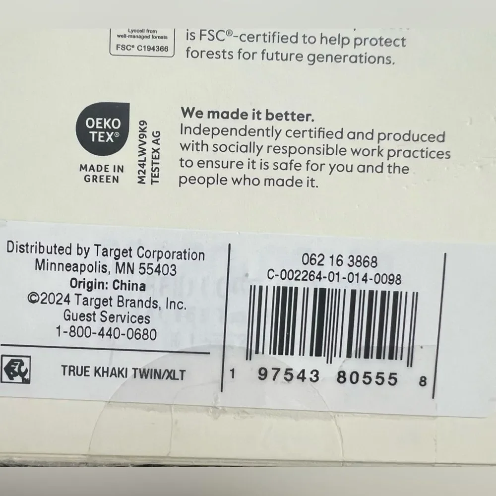 Cool Tencil Lyocell Sheet Set, Twin XL Twin,